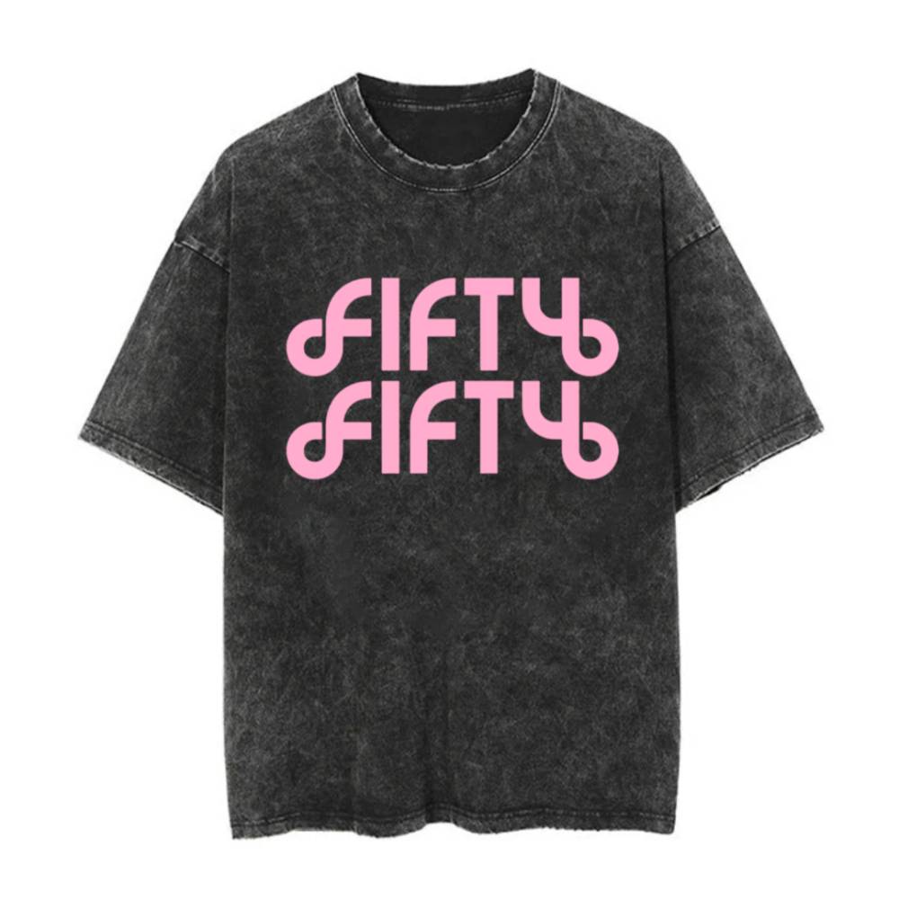 Fifty Fifty Pink T-Shirt