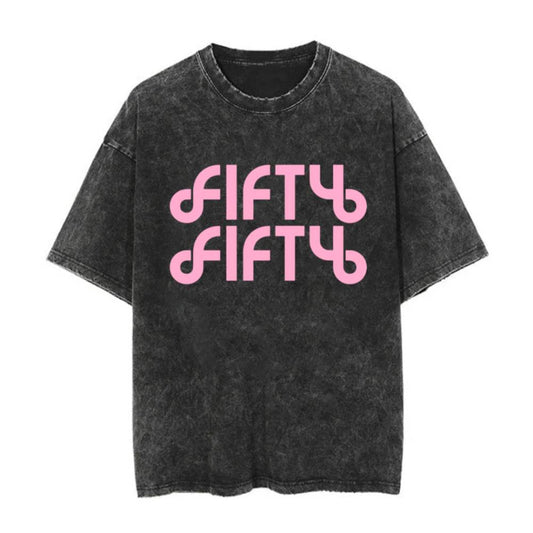 Fifty Fifty Pink T-Shirt